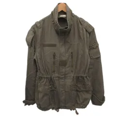 アングリッド UNGRID ミリタリージャケット スタッズ ブルゾン ジップアップ S カーキ 111330106101 ■TCのサムネイル