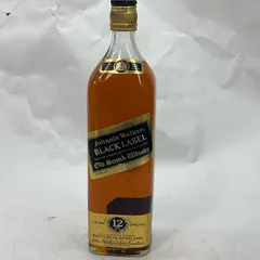 【未成年の飲酒は法律で禁じられています】ジョニーウォーカー　黒　12年　1000ml　43度　スコッチウイスキーのサムネイル