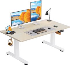 ErGear 電動 オフィスワークテーブル 昇降式 幅140cm 耐荷重80kg