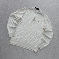 100 DAKS メンズ ゴルフ ハーフジップ ニット セーター 0703Eのサムネイル