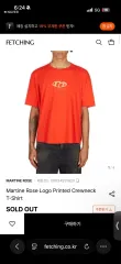 マーティン・ローズ ロゴ プリント Tシャツ レッド M (100)のサムネイル