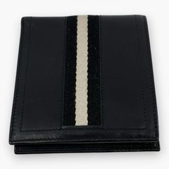 ◻️BALLY ストライプ ブラック メンズ 折り財布 9029◻️ - メルカリ