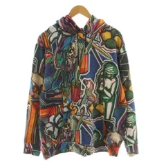 ポールスミス PAUL SMITH 19AW Artist Studio オールオーバープリントスウェットパーカー 長袖 総柄 XXL マルチカラー 293510 180T /KU 17のサムネイル
