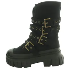 ヒステリックグラマー HYSTERIC GLAMOUR アイレットベルト EYELET BELT コンバットスニーカー ショートブーツ 25cm 黒 ブラック /SS ■OSのサムネイル