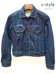 W210 [人気] MARTIN MARGIELA メゾンマルジェラ デニムジャケット 36 インディゴ 綿100％ イタリア製 レディース | ★のサムネイル