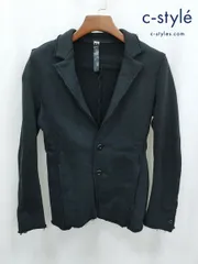 T834 [人気] wjk ダブルジェイケイ ジャケット S ブラック JERSEY JACKET | ★のサムネイル