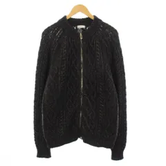 ディオールオム Dior HOMME ウール ドライバーズ ニットカーディガン 長袖 ジップアップ M グレー 333M283AT810 /KHのサムネイル