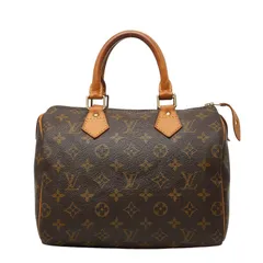 ルイ ヴィトン モノグラム スピーディ25 ミニボストンバッグ ハンドバッグ M41528 ブラウン PVC レザー レディース LOUIS VUITTON【228-80714】のサムネイル