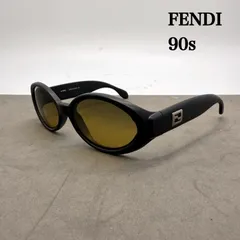 FENDI 90s Italy vintage OVAL sunglasses SL 7650 フェンディ ヴィンテージ オーバル サングラス レア イタリア製 マットブラック 雰囲気良しのサムネイル