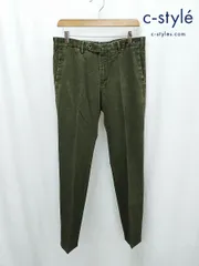 P145 [人気] PT01 ピーティーゼロウーノ チノパンツ 48 グリーン系 スーパースリムフィット CPDL01Z00HE1 TU65 | ★のサムネイル