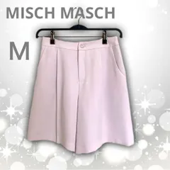 美品　MISCH MASCH　ミッシュマッシュ　ショートパンツ　ピンク　Ｍ　きれいめ　シンプル　無地のサムネイル