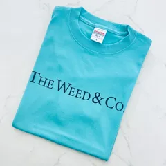 ティファニーブルー THE WEED&CO. ウィード ロゴ プリント Tシャツ  S～XLサイズ  マリファナデザイン ヒップホップ ストリートファッション好きにのサムネイル