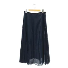 モンクレール MONCLER 20SS GONNA プリーツスカート メッシュ ロング 国内正規 42 紺 モンクレール /ES ■OSのサムネイル