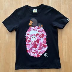 ABC LISA CAMO LISA ON APE HEAD TEE ピンク - メルカリ