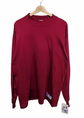 未使用タグ付き 90s USA製 RUSSELL ATHLETIC ラッセルアスレチック High Cotton 無地 ロングスリーブTシャツ デッドストックのサムネイル