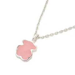 TOUS トウス クマ ネックレス シルバー925/ピンククォーツ【いおき質店】のサムネイル