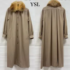 イヴサンローラン ステンカラーコート ロング リアルファー スプリング シャツ ヴィンテージ レディース M ISItems【USED】【古着】【中古】50163034のサムネイル