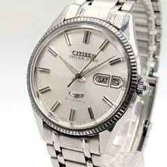 CITIZEN SEVENSTAR Watch Automatic Men's Silver dial Round DayDate Y2K シチズン セブンスター 時計 時計 自動巻き メンズ ラウンド シルバー文字盤 デイデイト 稼働品のサムネイル