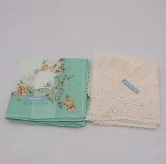 ウェッジウッド WEDGWOOD ハンカチ 2枚セット レース 花柄のサムネイル
