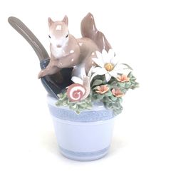 リヤドロ LLADRO 猫 置物 サプライズエッグ 陶器人形 6616 - メルカリ