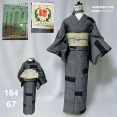 正絹 絽 訪問着 フルセット 美品 夏袋帯 新品夏帯締め 美品夏帯揚げ