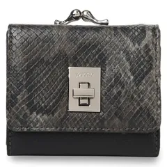 ジュエティ jouetie 財布 三つ折り レディース がま口 MINI WALLET JUT-80350W、グレー/パイソンのサムネイル