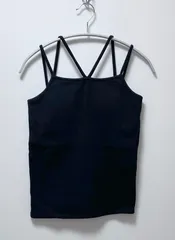 Kastane カップ付ストレッチコットン紐キャミのサムネイル