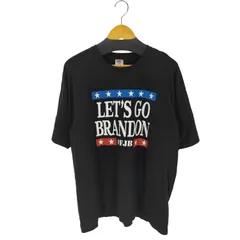 ベイサイド BAYSIDE 00S MADE TEE 2枚タグ USA製 LET'S GO BRANDON 両面 プリント Tシャツ メンズ import：XL のサムネイル