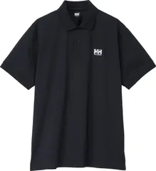 ヘリーハンセン Helly Hansen マリン S/S One Point Logo Polo メンズ レディース 半袖ポロシャツ ショートスリーブ 吸水速乾 無地 シンプル UV 紫外線カット 夏 お出かけ  HE32643 K ブラックのサムネイル