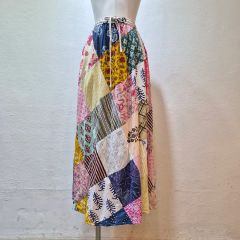 14)NOWOS パッチワーク柄 ロングスカート Mサイズ - メルカリ