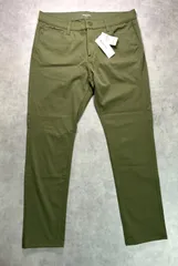 新品 グローバルワーク モーションテック スキニーパンツ XL カーキ ストレッチ 動きやすい 美脚 スリム 楽々 伸縮 美品 カジュアル 通勤 通学 ゴルフ おしゃれ シンプル メンズ ボトムス 定番 人気 快適 フィット タグ付のサムネイル