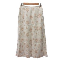 ANDREA&Co. スパンコール ボタニカル刺繍ベロアスカート - メルカリ