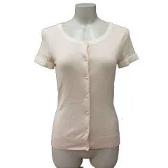 プロポーション ボディドレッシング PROPORTION BODY DRESSING カーディガン ニット 半袖 2 ベージュ アイボリー /MSのサムネイル