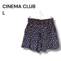 a3018 ⁠CINEMA CLUB シネマクラブ 花柄 キュロット ショートパンツ L⁠のサムネイル
