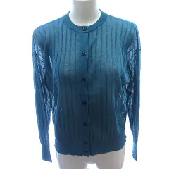 クロコダイル CROCODILE CODE ニット カーディガン 長袖 M 青 ブルー /AUのサムネイル
