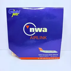 【中古品】Gemini Jets 1/400 nwa AIRLINK British Aerospace BAE 146/RJ-85 N525XJ ダイキャストのサムネイル