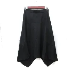 ドレスレイブ DRESSLAVE フレアスカート ミモレ ロング 36 S 黒 ブラック /YIのサムネイル