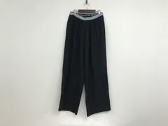 本物ルイスLui’sイージーワイドスラックスパンツメンズサーフアメカジミリタリーストリートスケーターワークビジネススーツモードゴルフドレスバイカー黒ブラックMのサムネイル