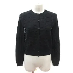 カルヴェン CARVEN カーディガン 長袖 S 黒 ブラック /MSのサムネイル