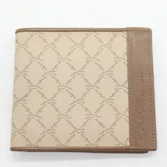 ロンシャン 二つ折り財布 ウォレット ブランド 小銭入れあり レディース メンズ ベージュ Longchamp 【中古】のサムネイル