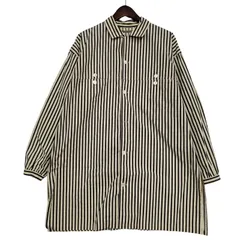 【中古品】Y's ワイズ OVERSIZE 2-POCKET L/S SHIRT オーバーサイズ 2ポケット ロングスリーブ シャツ 初期タグ 長袖 ストライプ 【140-260330-as-18-izu】のサムネイル