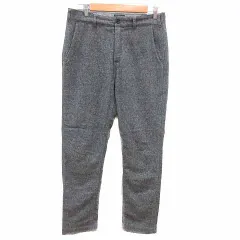 ビームス BEAMS テーパードパンツ ツイード ウール S グレー /YKのサムネイル