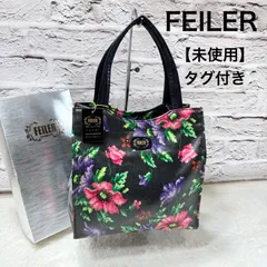 【新品未使用・タグ付き】FEILER フェイラー ポピーズ ハンドバッグ 黒のサムネイル