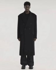 24aw NULLUS ロング コート ブラック 系サイズ1 - メルカリ