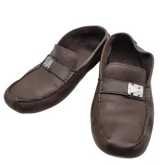 【中古品】LOUIS VUITTON ルイ・ヴィトン LEATHER DRIVING SHOES FA0093 レザー ドライビング シューズ ローファー 靴 【179-260320-ay-03-izu】のサムネイル