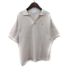 アーノルドパーマー Arnold Palmer カットソー オープンカラー 半袖 S ベージュ /YIのサムネイル