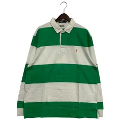 【中古品】Polo by Ralph Lauren ポロバイラルフローレン CUSTOM FIT RUGBY BORDER LS SHIRT ラグビー ボーダー ロングスリーブ シャツ 長袖 【146-260326-as-11-izu】のサムネイル