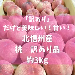 長野県産　桃　訳あり品　約3kgのサムネイル