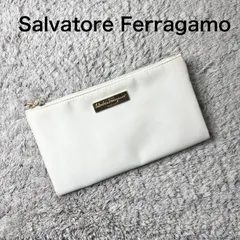 Salvatore Ferragamo フェラガモ ノベルティ ポーチ 白のサムネイル