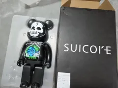 BE@RBRICK(ベアブリック) ドクロ ウール ポップ ホラー Suicoke 400% 単品 出品のサムネイル